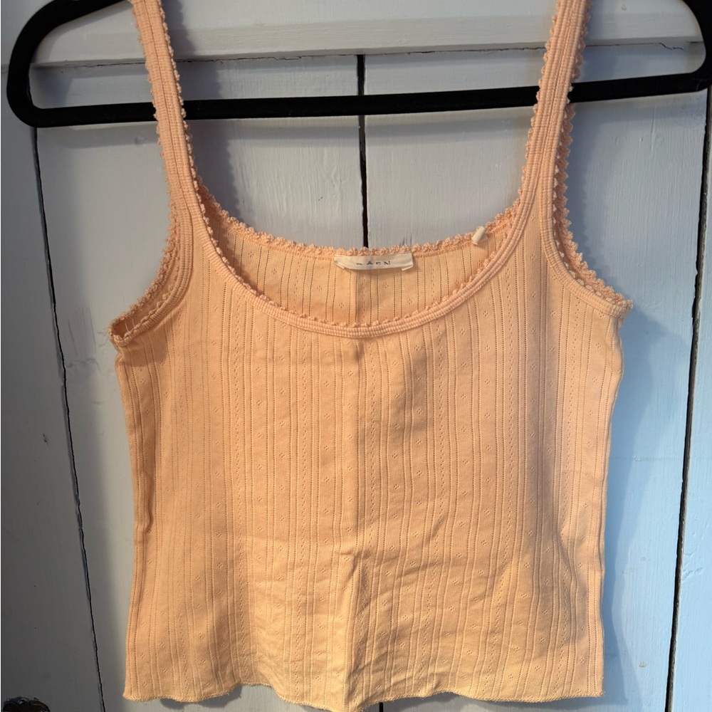 DÔEN Shae Tank Top in Rosy Apricot